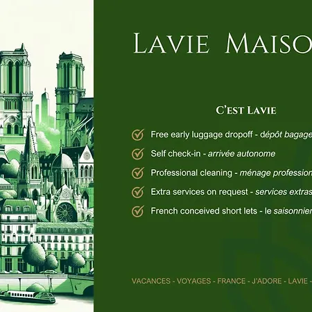 Lavie Maison Spacious With Terrace Paris